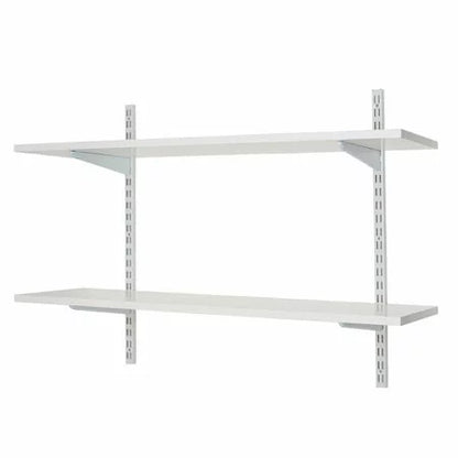 Stainless Steel Wall Shelving with box section brackets